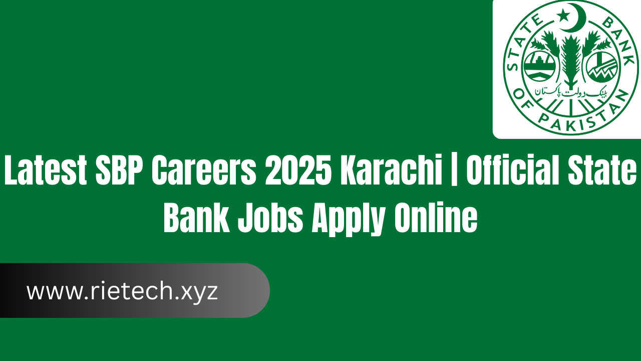 Latest SBP Careers 2025 Karachi Official State Bank Jobs Apply Online